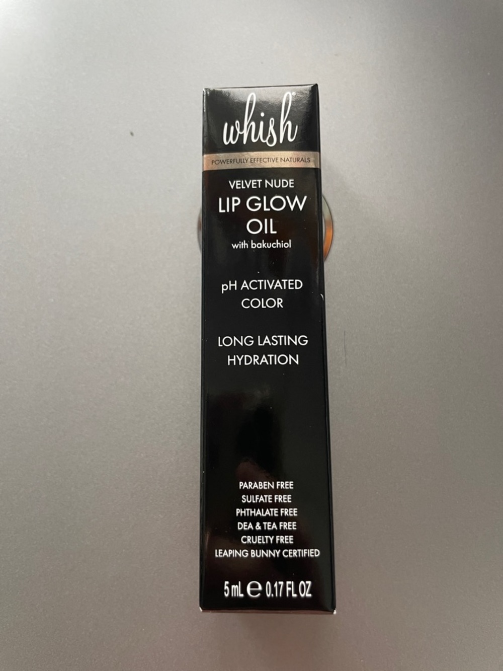 BNIB Whish Velvet Nude Lip Glow Oil - pH Activated Color